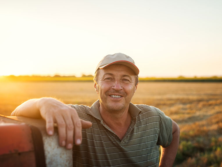 Man in Field - Our Process